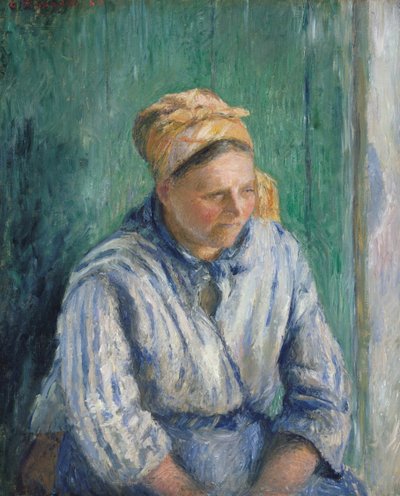 Washerwoman, Study by Camille Jacob Pissarro